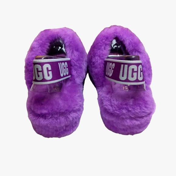 NEW UGG Fluff Yeah Slide Size 7 Purple New With Box - Picture 2 of 8